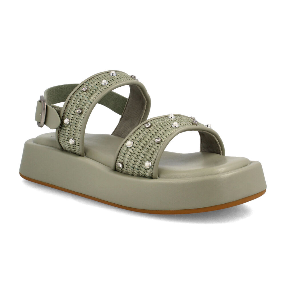 Sandalia Mujer Bata Calisto Verde Claro image number 1.0